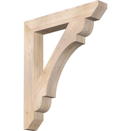 Ekena Millwork Olympic Slat Smooth Bracket, Douglas Fir, 5 1/2"W x 38"D x 44"H BKT06X38X44OLY06SDF
